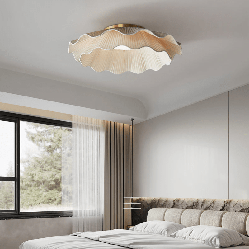 Arwen Fabric Wave Ceiling Lamp – detail 2