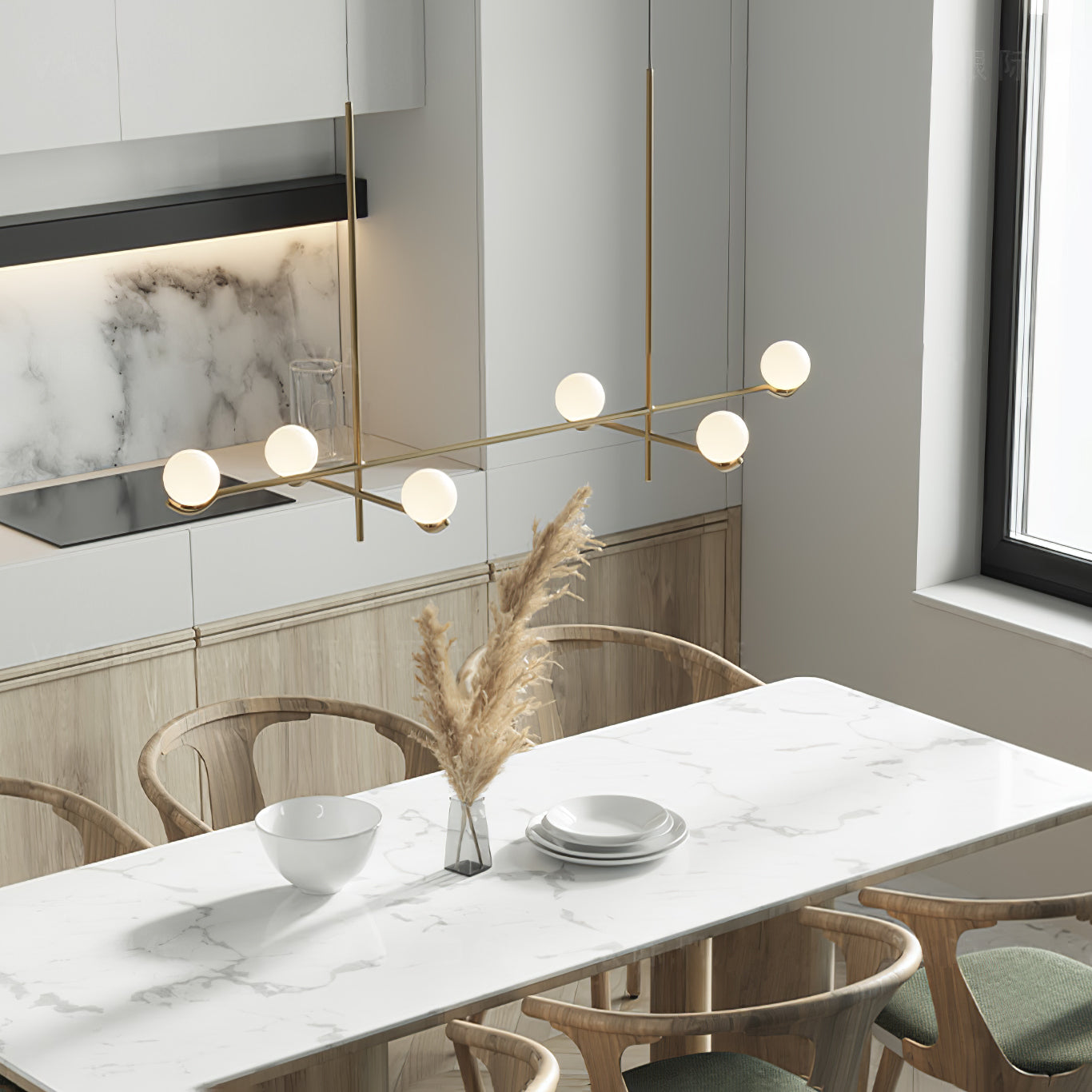 Orensonyn Globe Pendant Light