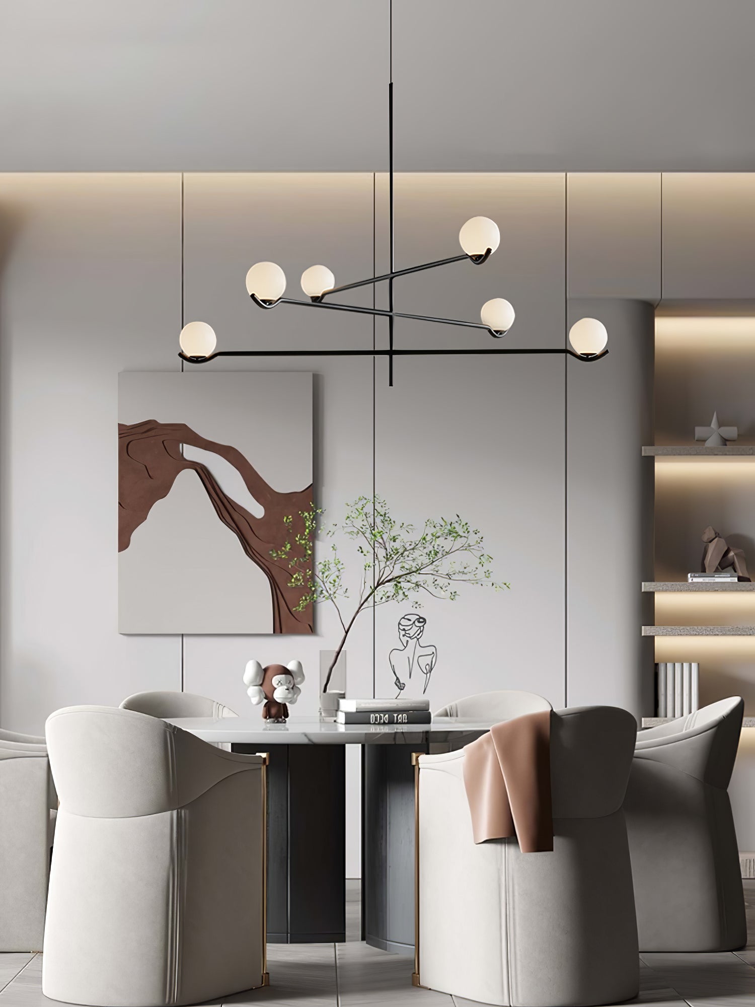 Orensonyn Globe Pendant Light