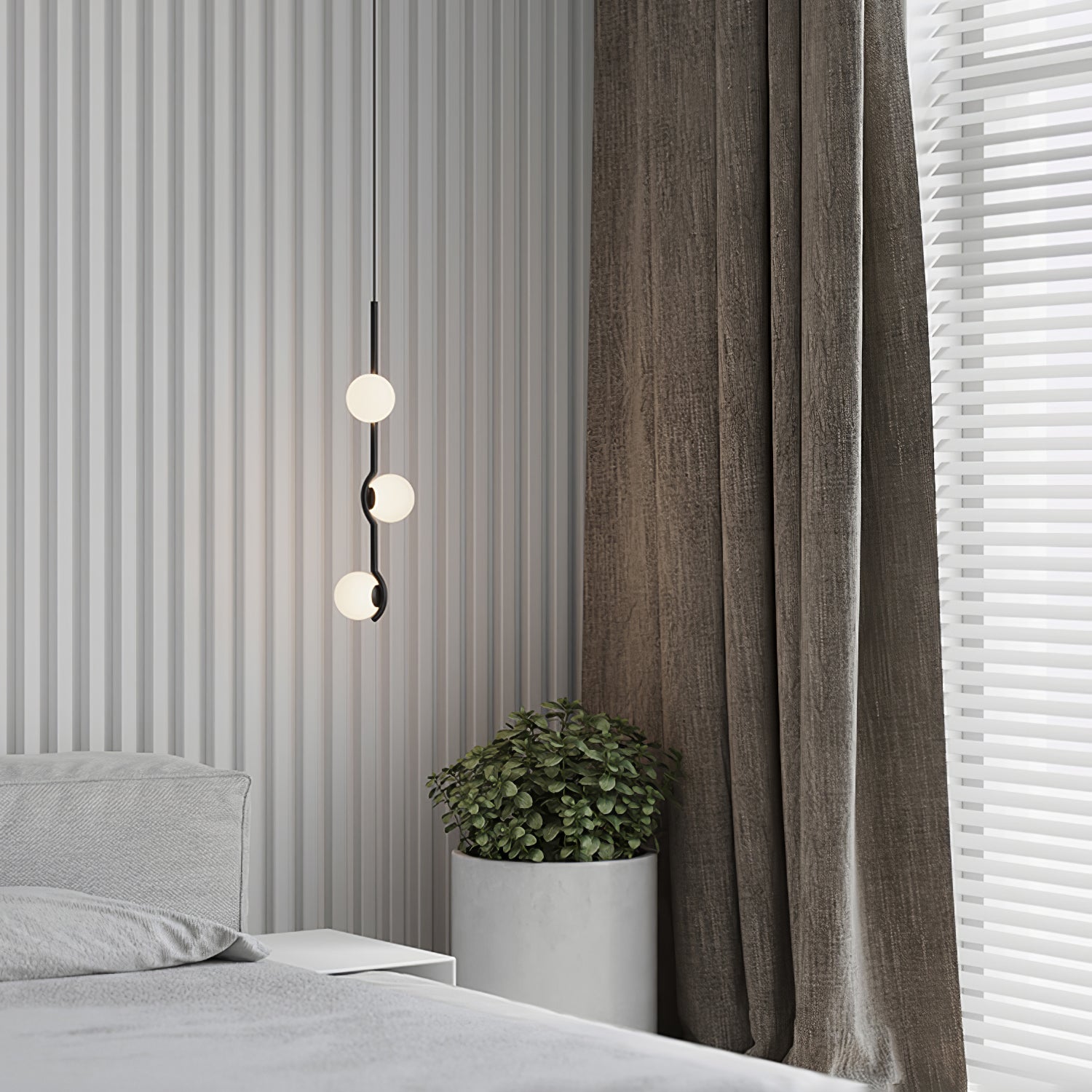 Orensonyn Globe Pendant Light