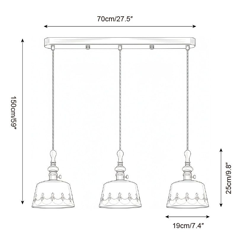 Elior Vintage Pendant Light