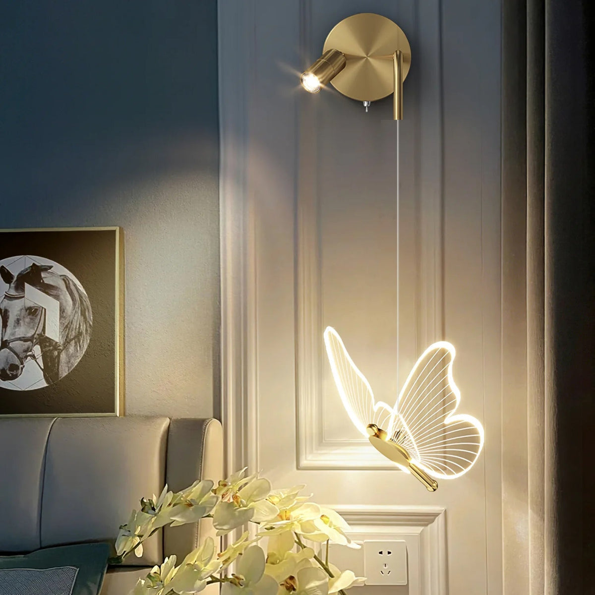Butterfly Wall Lamp – detail 5