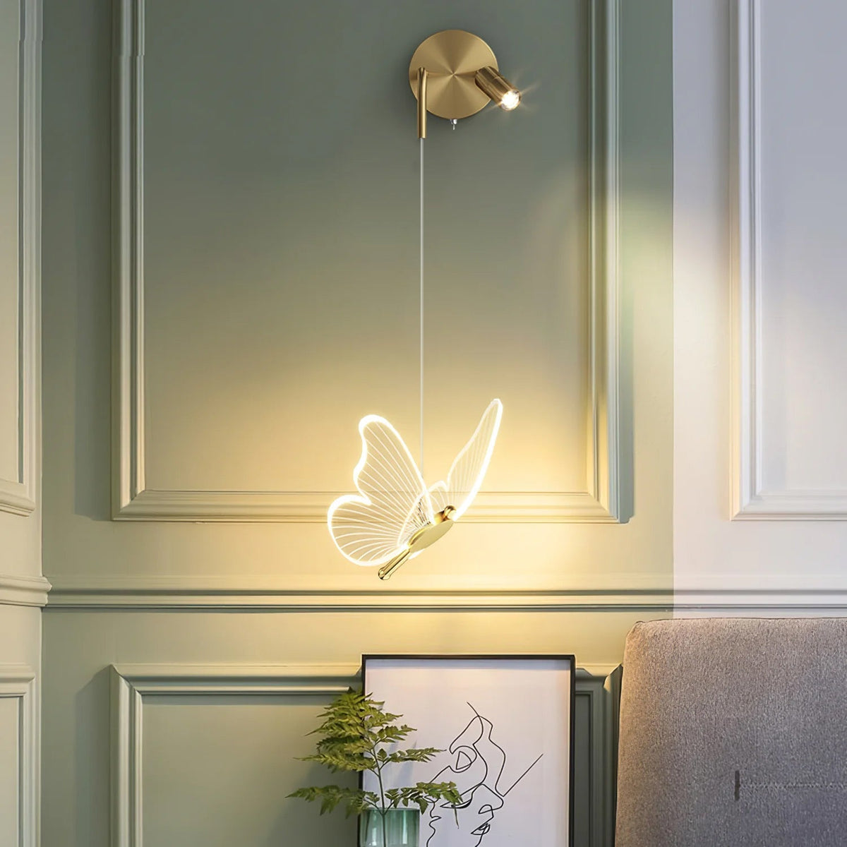 Butterfly Wall Lamp – detail 8