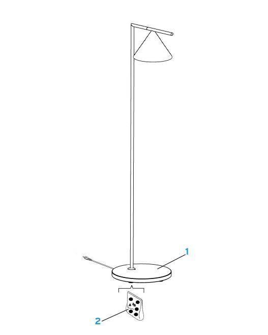 Maveno Cone Floor Lamp
