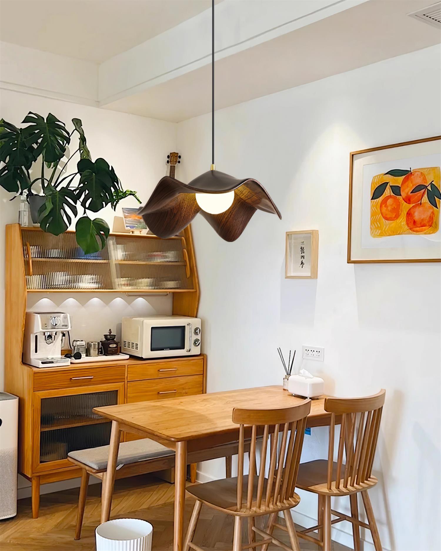Zane Lotus Plug In Pendant Light