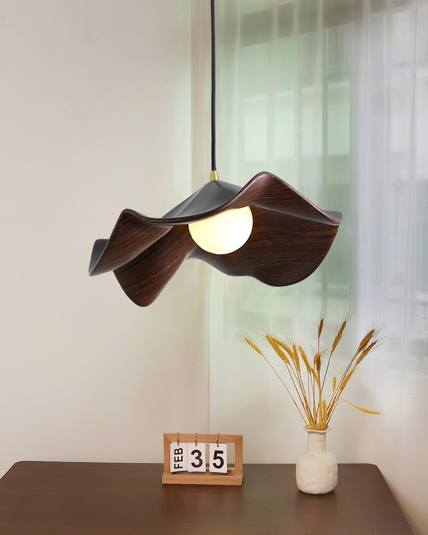 Zane Lotus Plug In Pendant Light