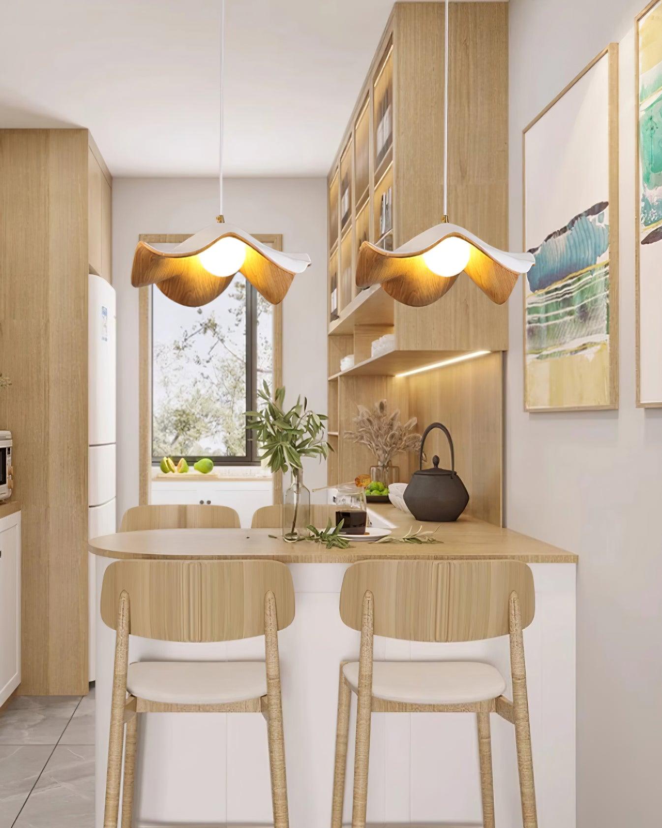 Zane Lotus Plug In Pendant Light
