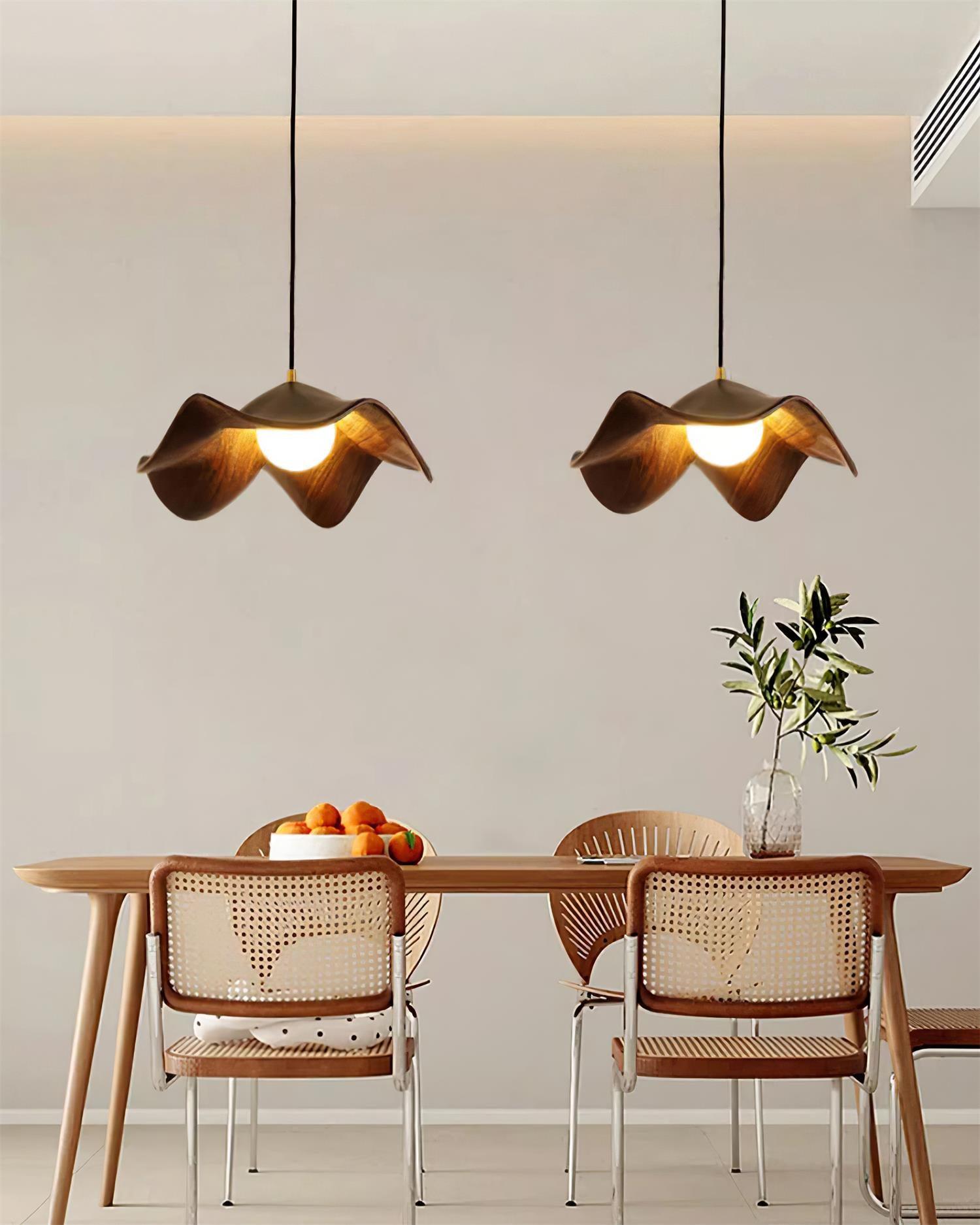 Zane Lotus Plug In Pendant Light