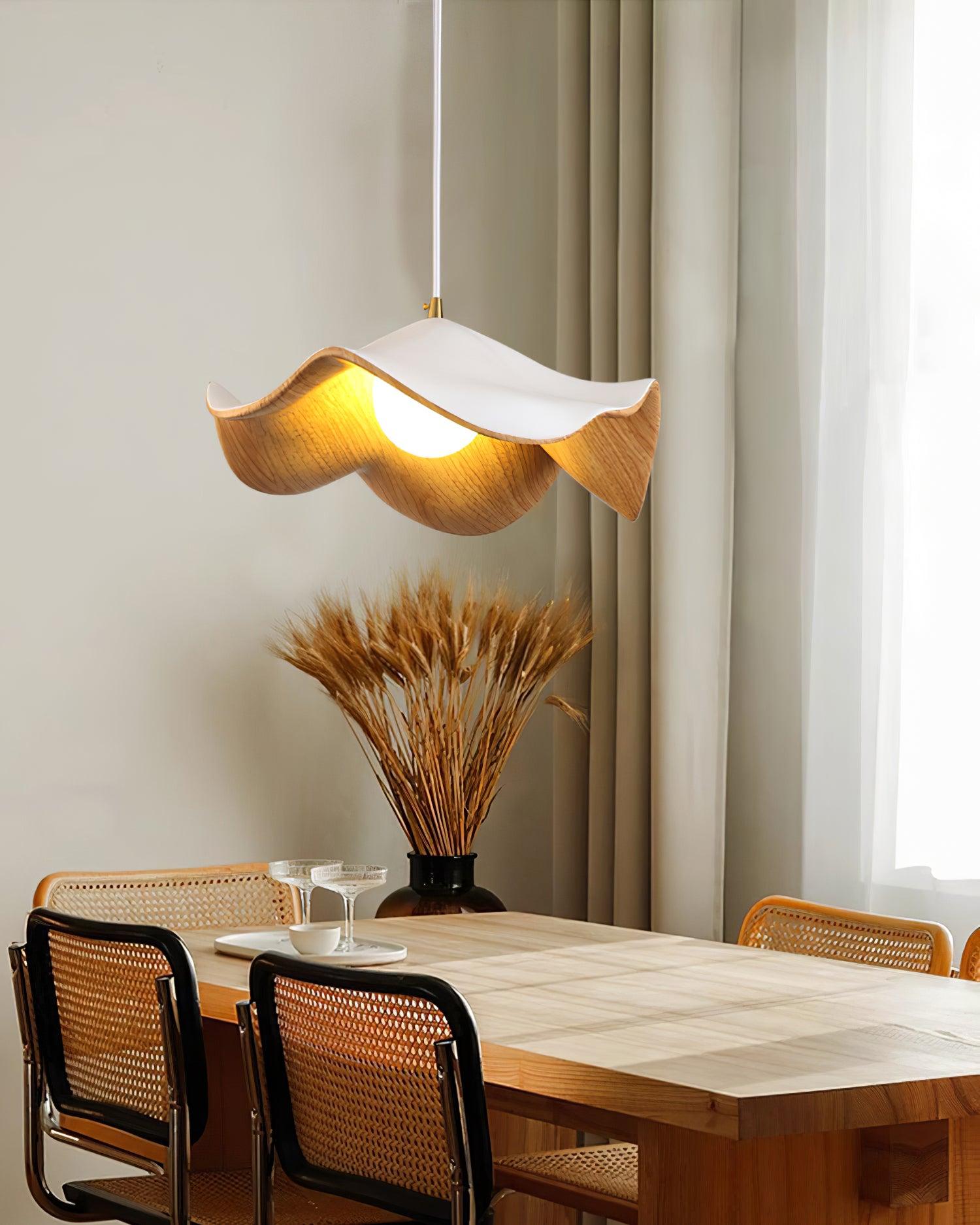 Zane Lotus Plug In Pendant Light