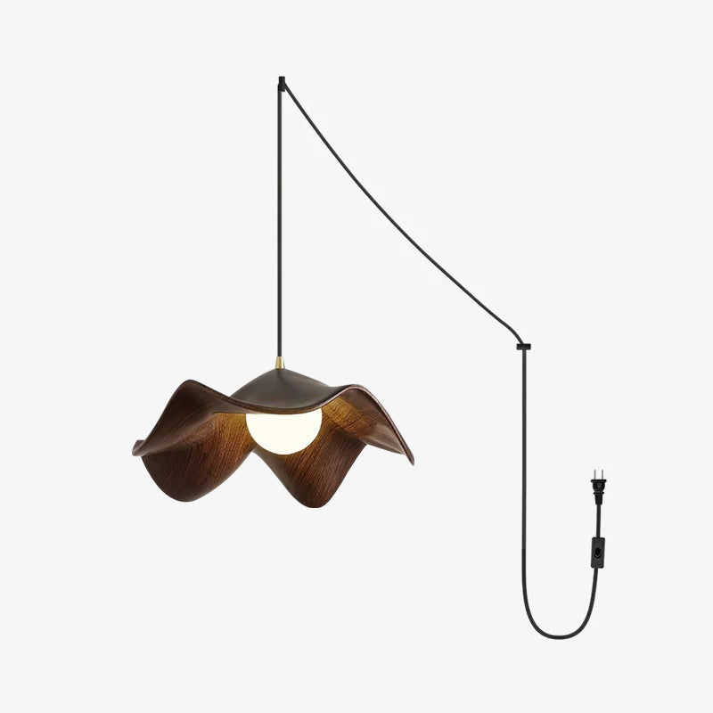 Zane Lotus Plug In Pendant Light