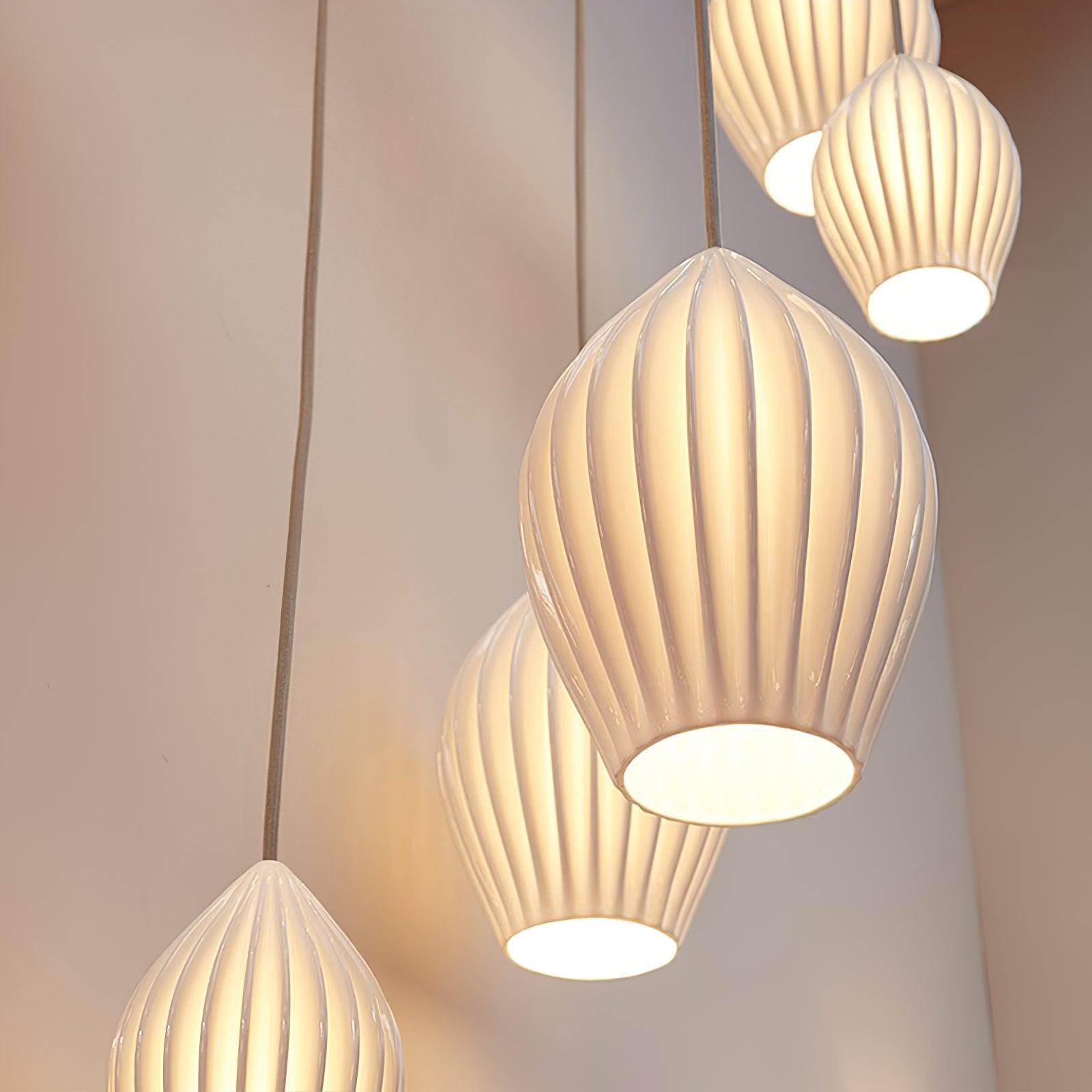 Torri Ribbed Pendant Light