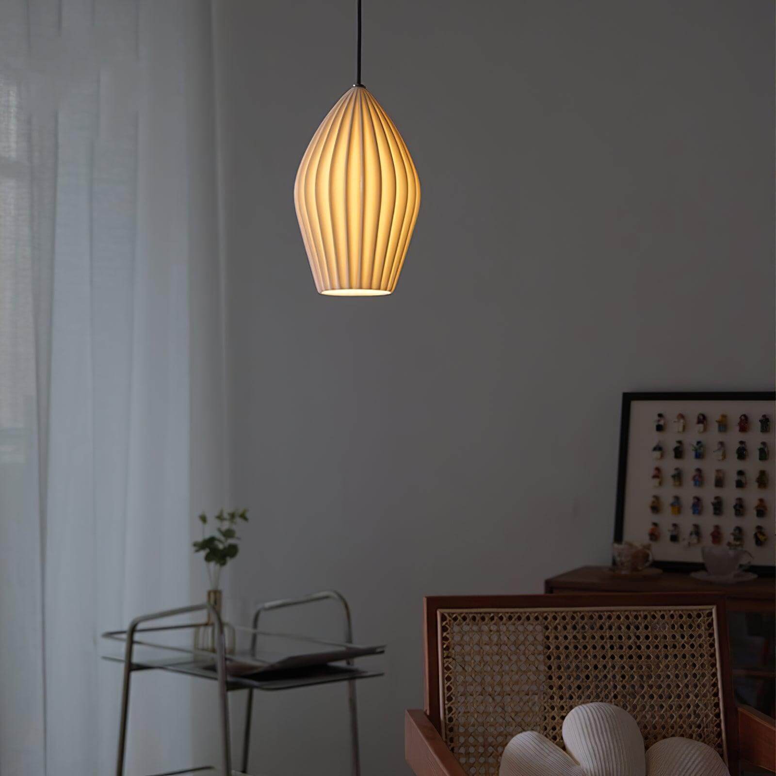 Torri Ribbed Pendant Light