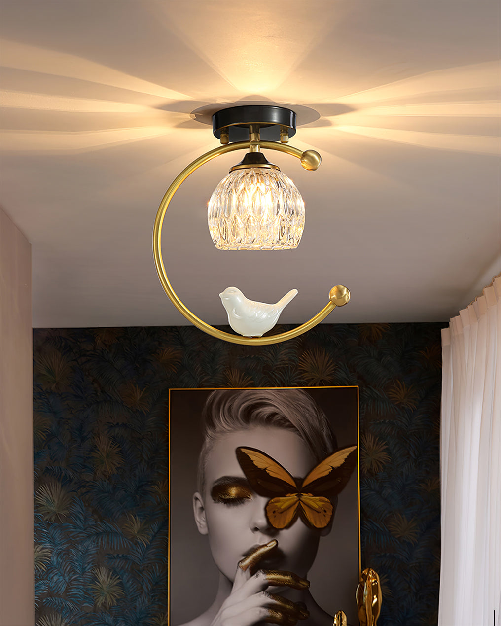 Bayais Bird Ceiling Light