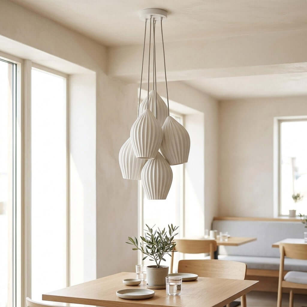 Torri Ribbed Pendant Light