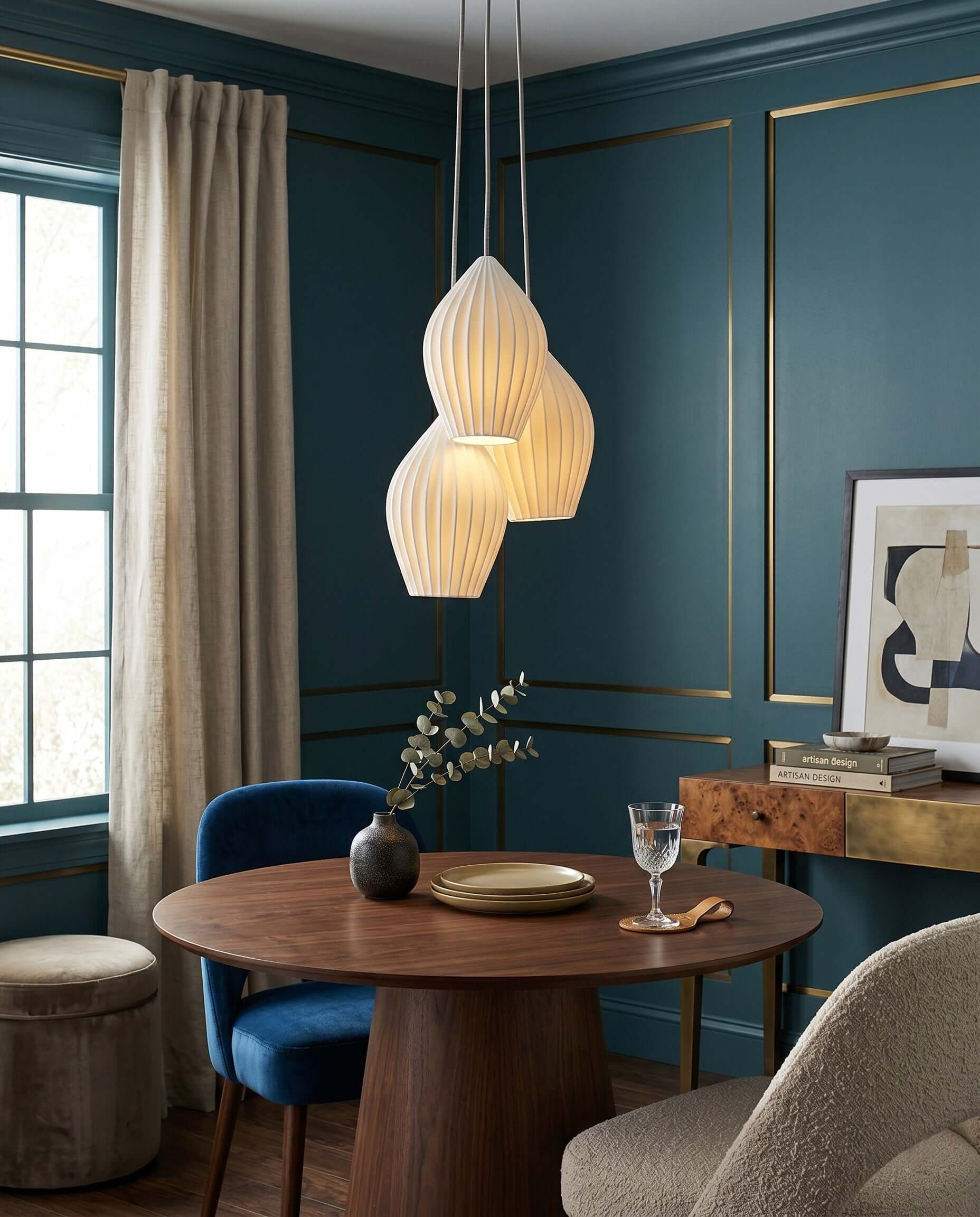 Torri Ribbed Pendant Light