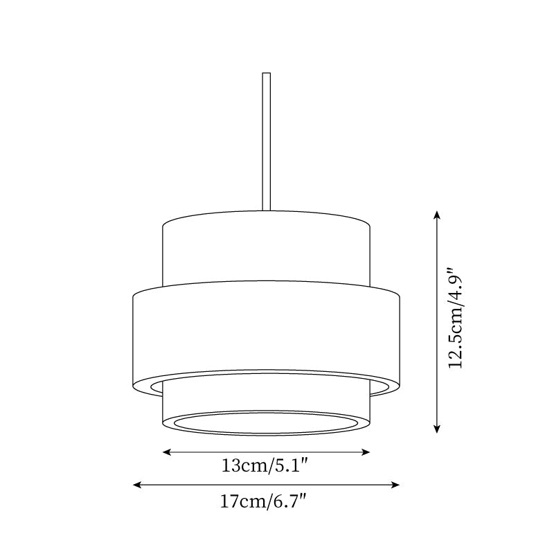 Ryvi Cylinder Pendant Light