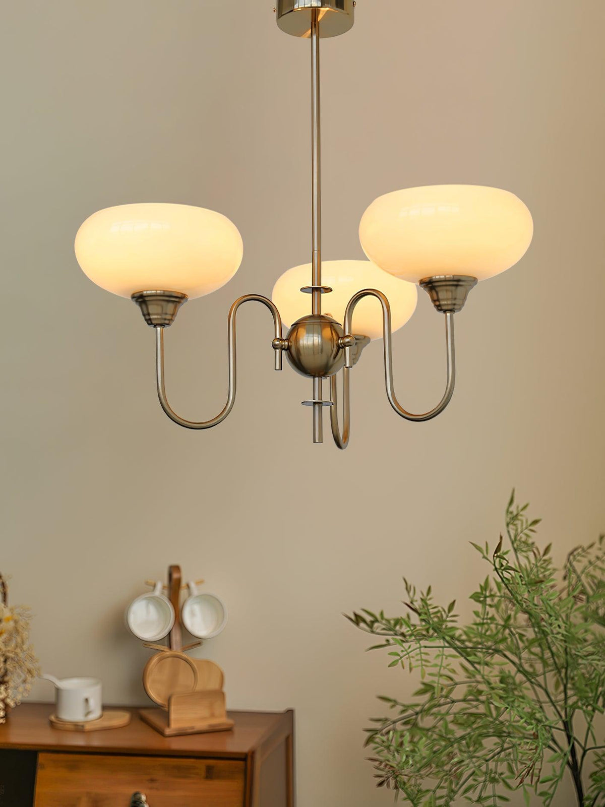 Creamy Persimmon Chandelier – detail 24