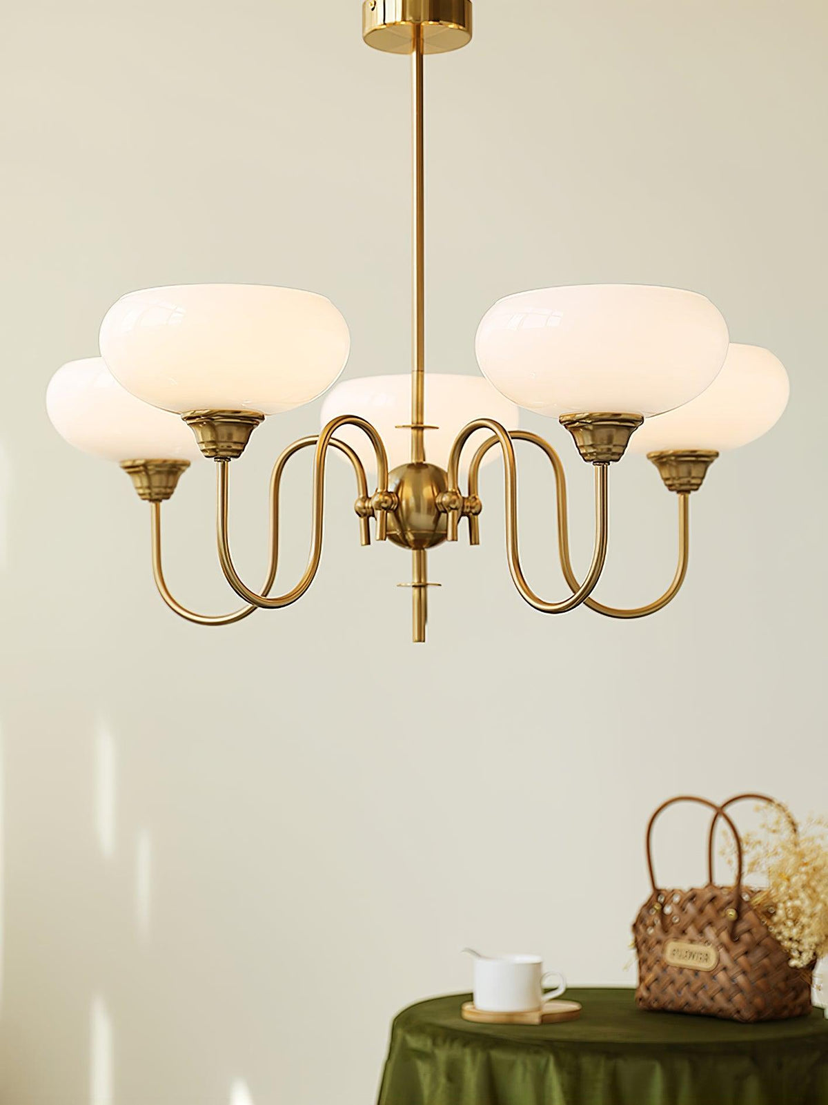 Creamy Persimmon Chandelier – detail 10