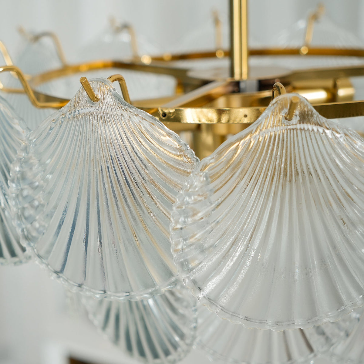 Shell Glass Chandelier – detail 18