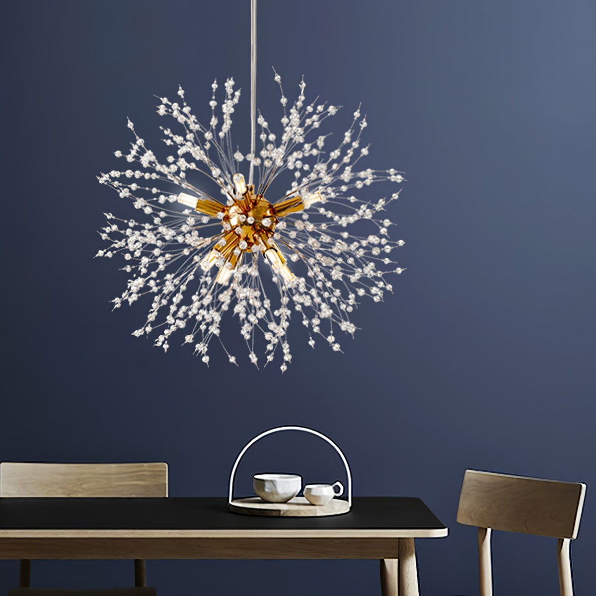 Crystal Dandelion Chandelier – detail 6