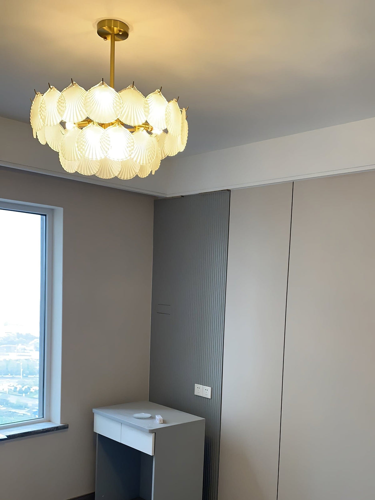 Shell Glass Chandelier – detail 36