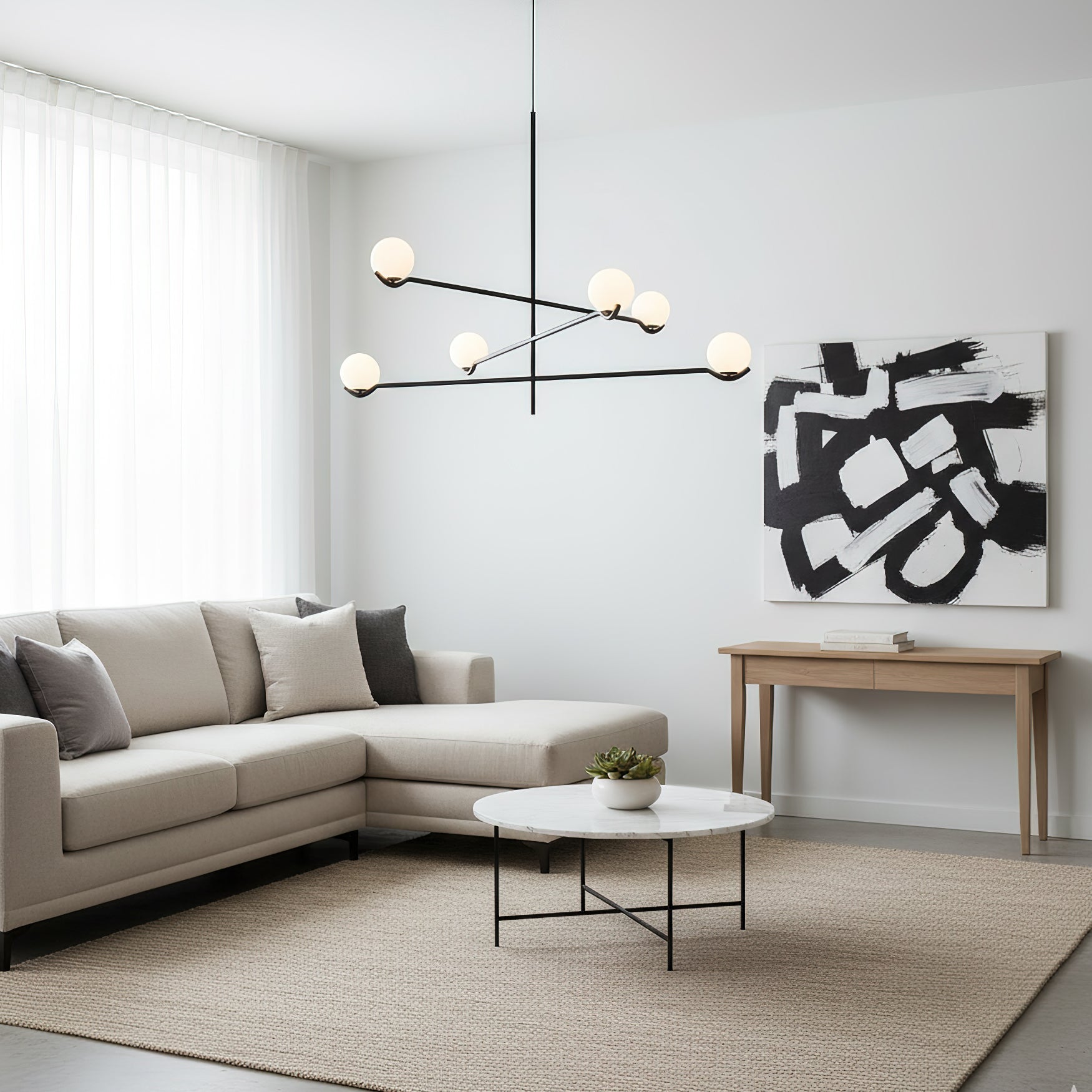Orensonyn Globe Pendant Light