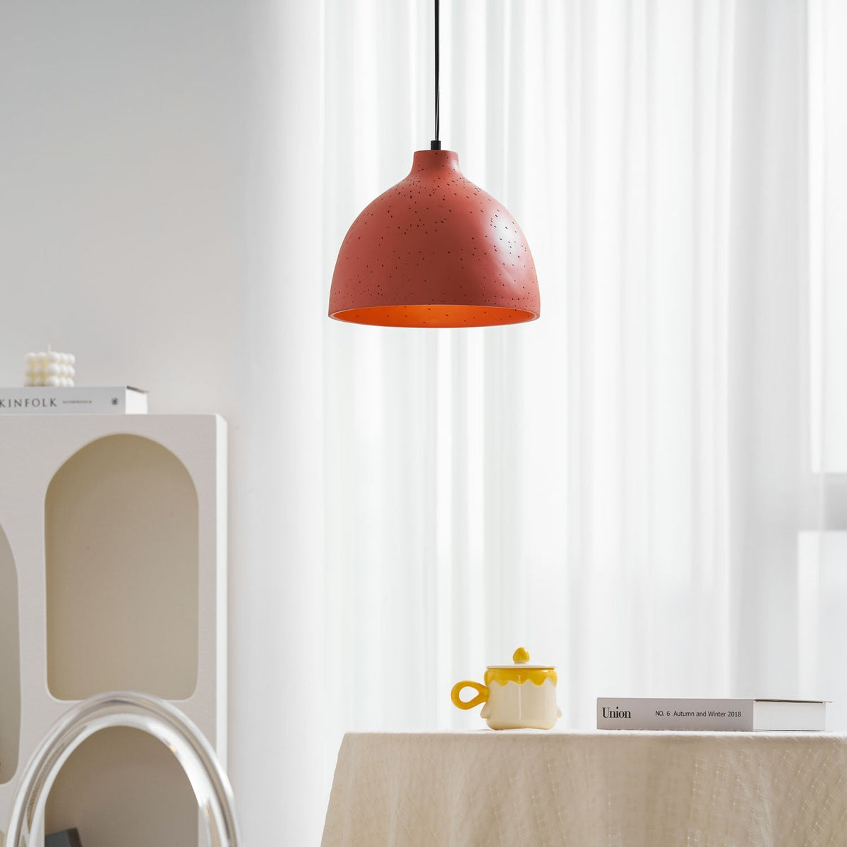 Resin Bowl Pendant Lamp - Vakkerlight