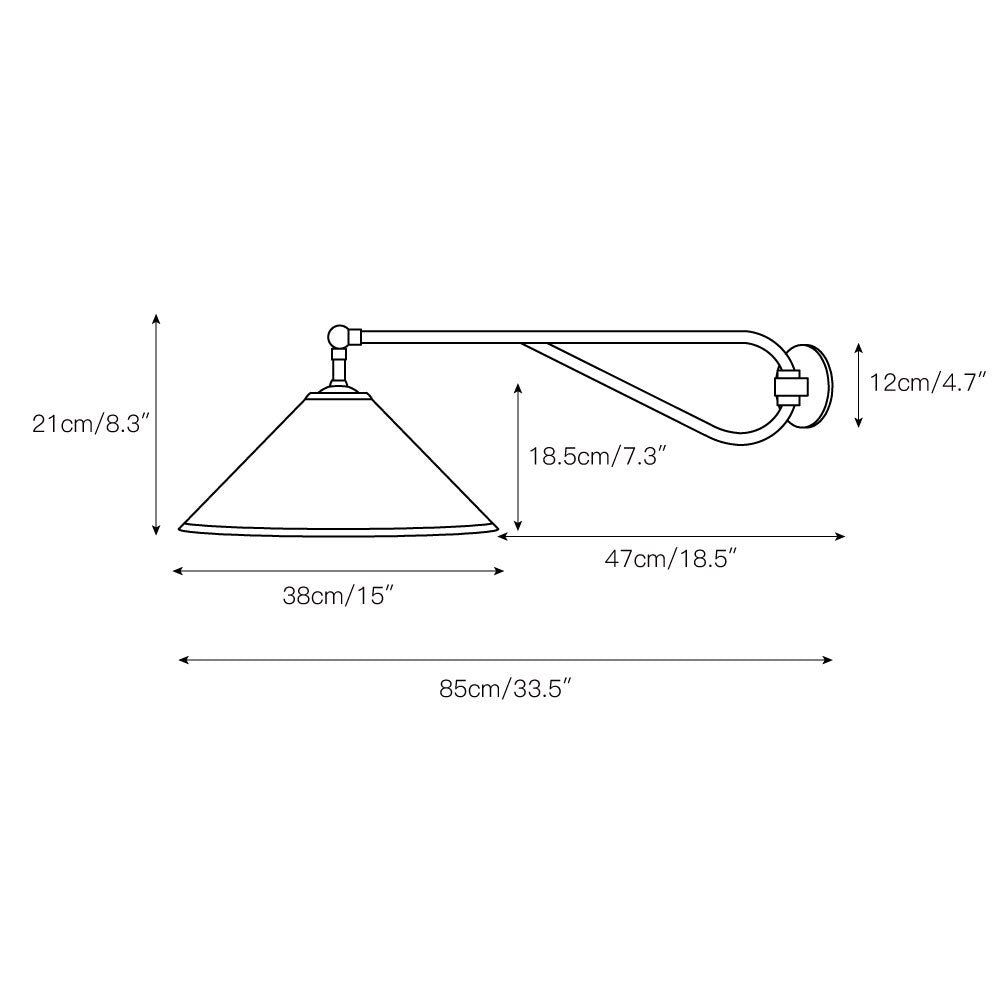 Elkroo Swing Arm Wall Light