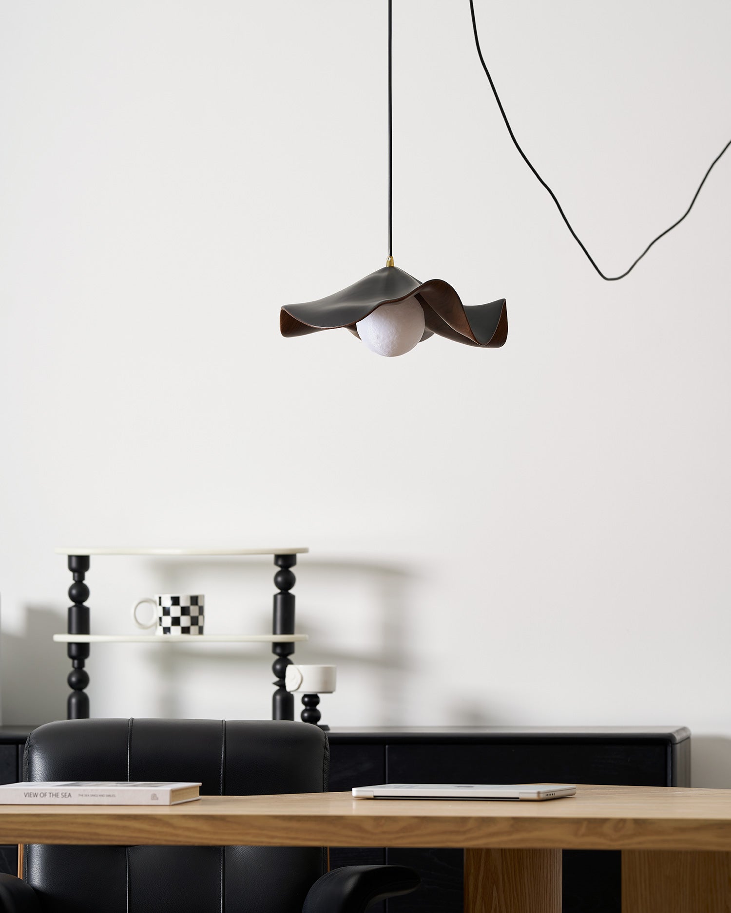 Zane Lotus Plug In Pendant Light