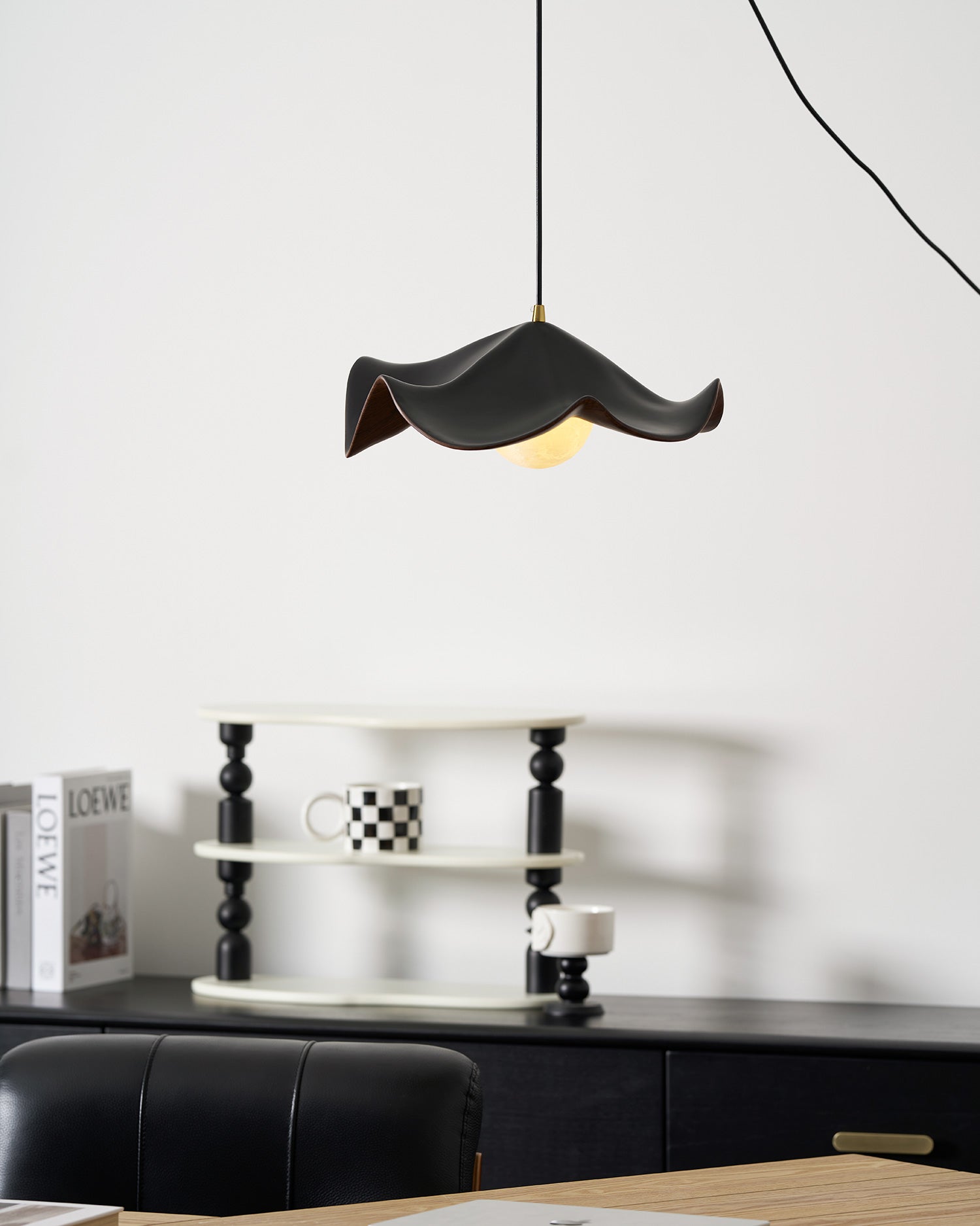 Zane Lotus Plug In Pendant Light