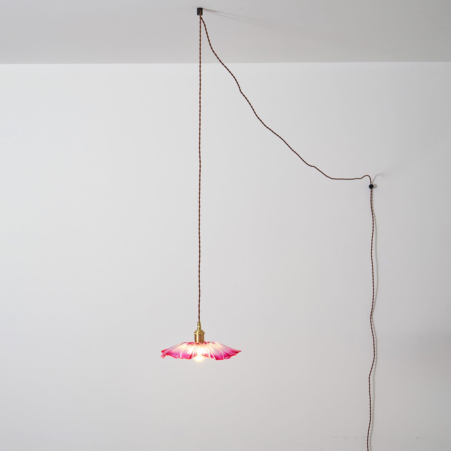 Rodenford Flower Plug In Pendant Light