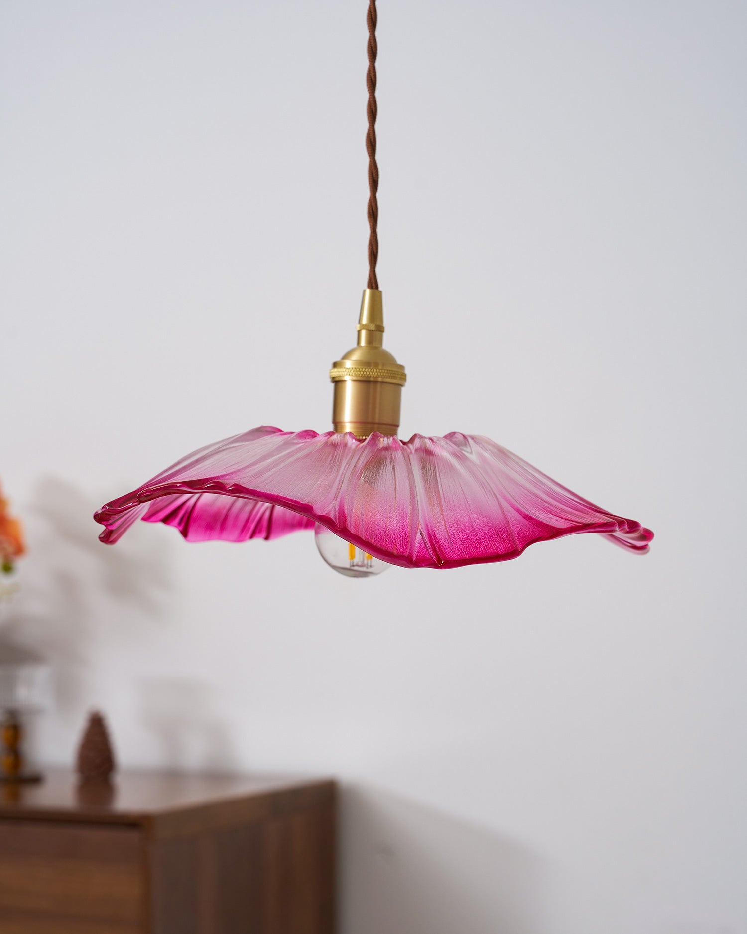 Rodenford Flower Plug In Pendant Light