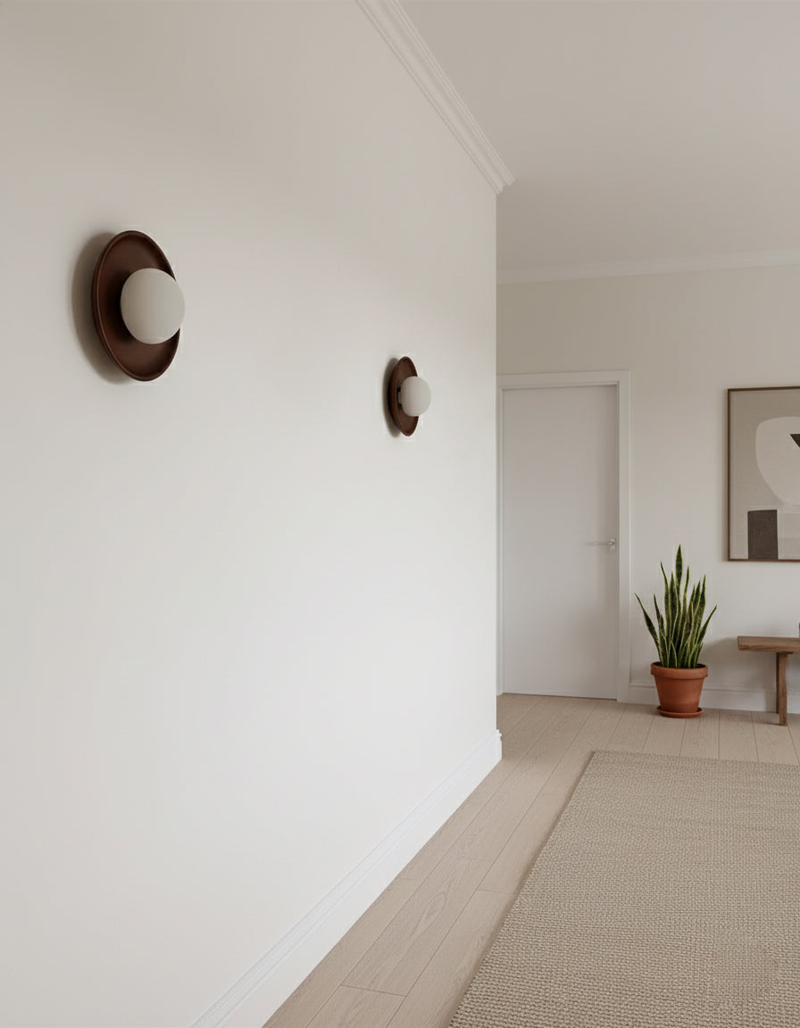 Lexaywell Outdoor Round Wall Light