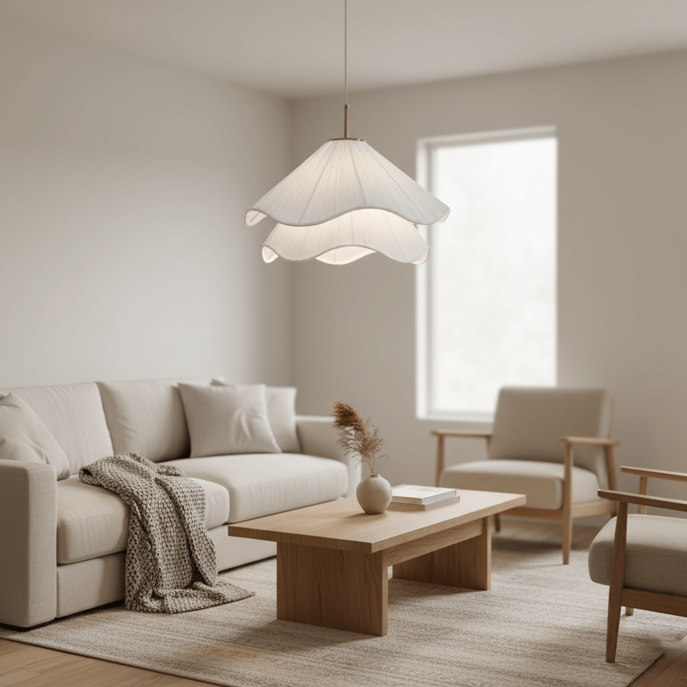 Koavas Pleated Pendant Light