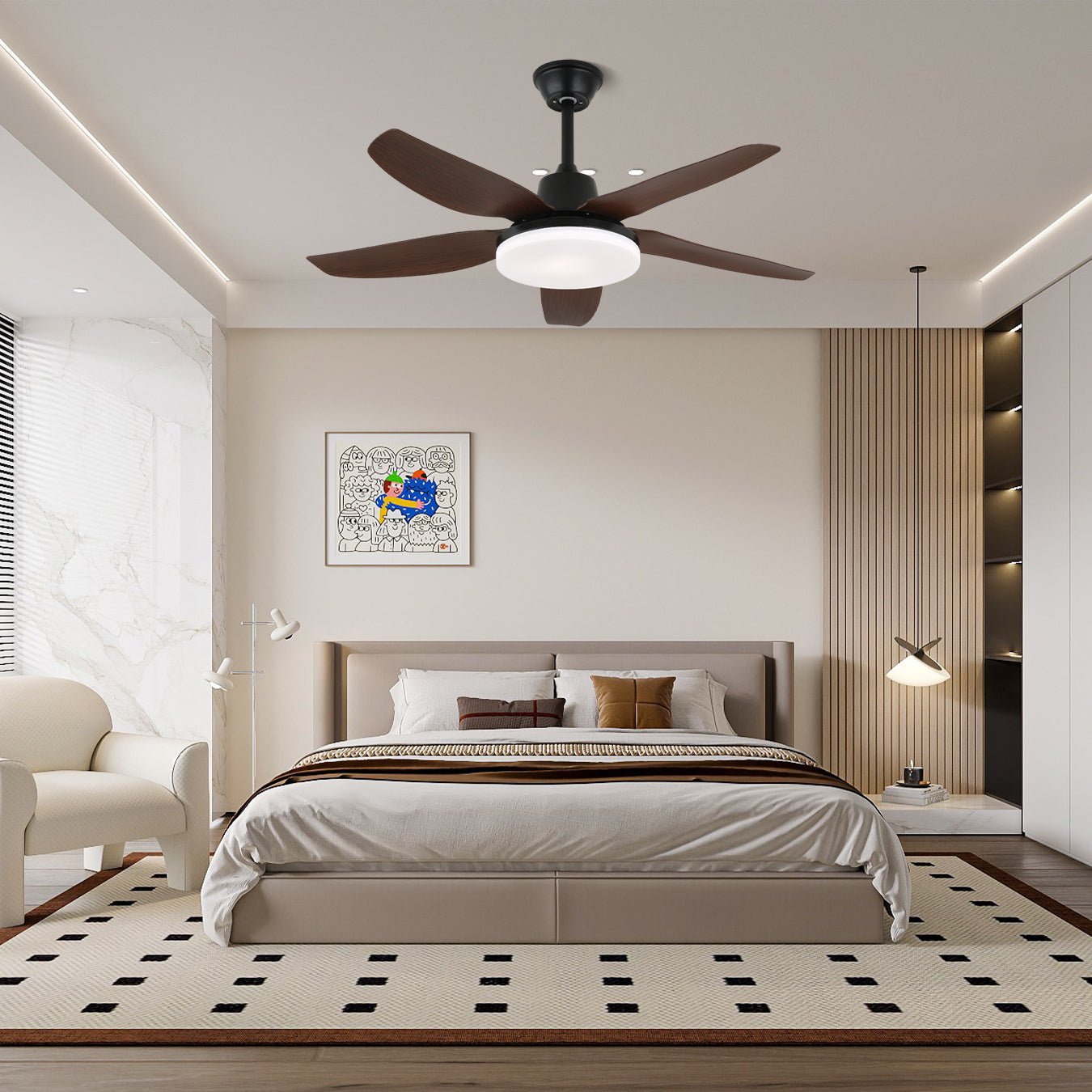 Milomia Ceiling Fan Light