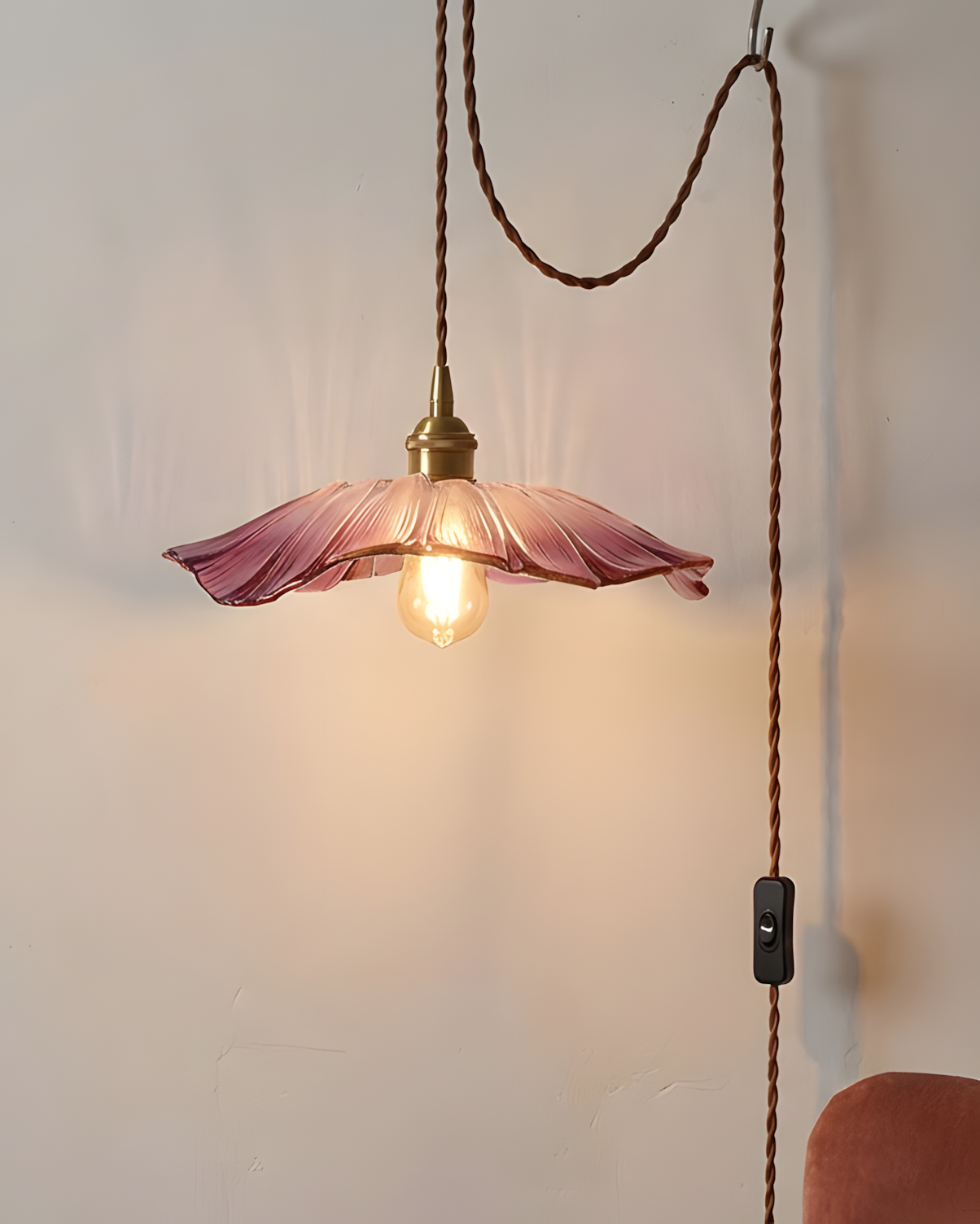 Rodenford Flower Plug In Pendant Light