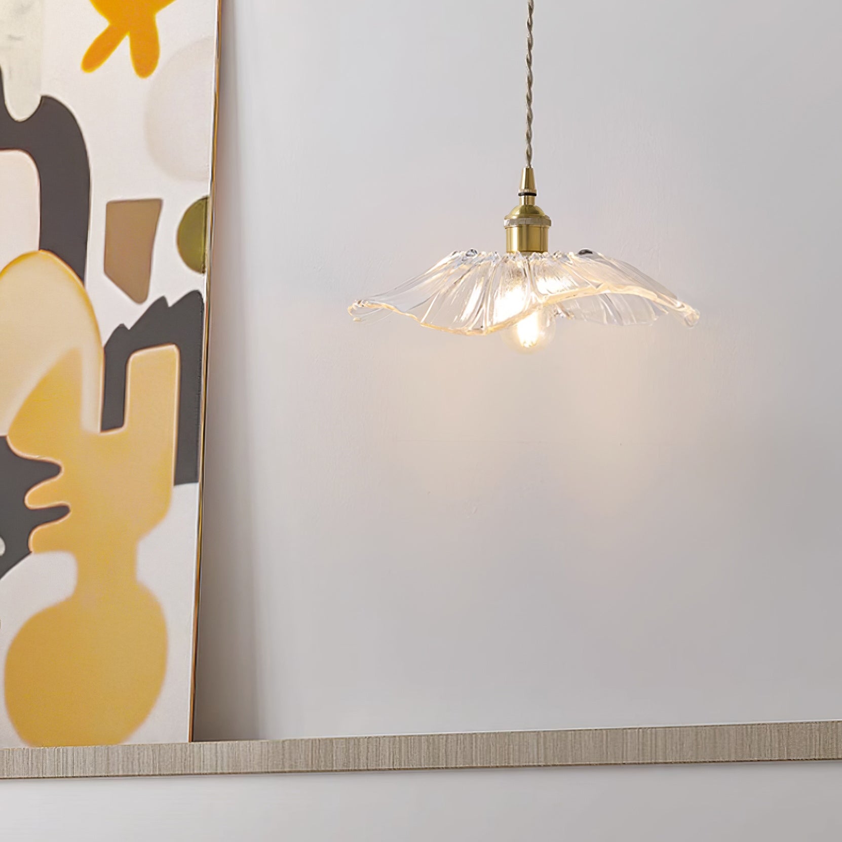 Rodenford Flower Plug In Pendant Light