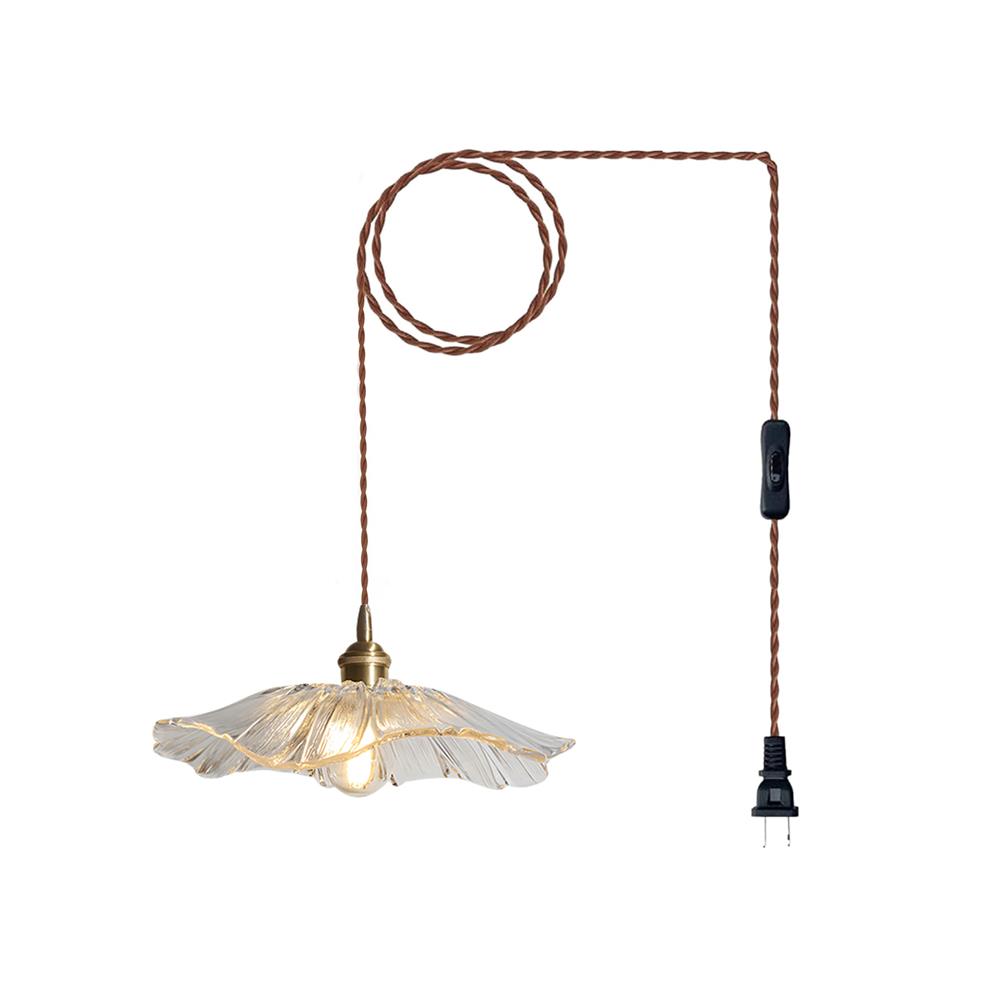 Rodenford Flower Plug In Pendant Light