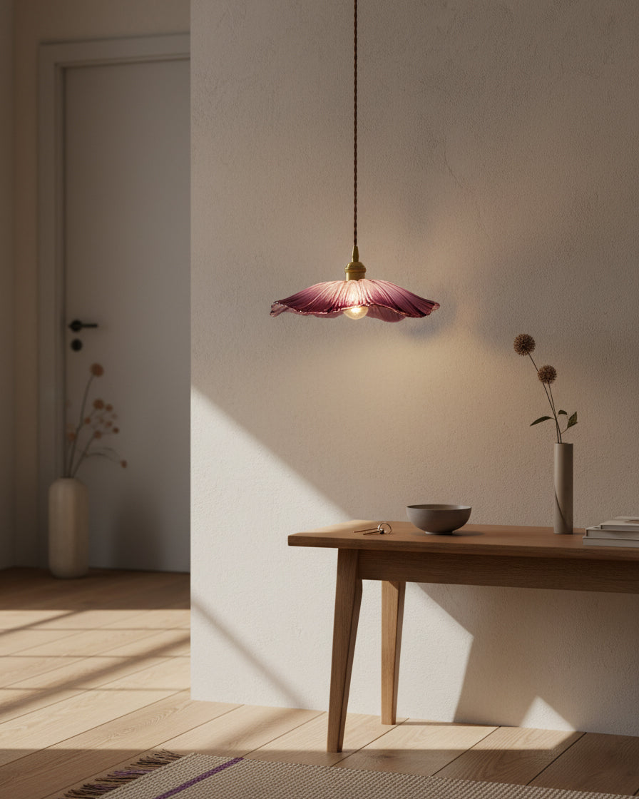 Rodenford Flower Plug In Pendant Light