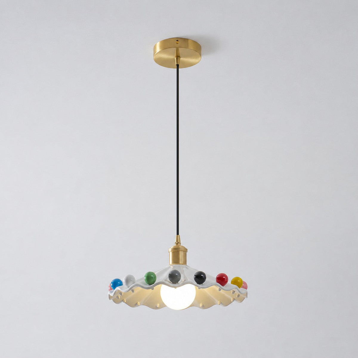Lumis Scalloped Pendant Light