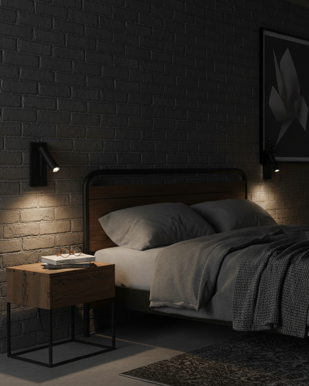 Synona Square Wall Reading Light