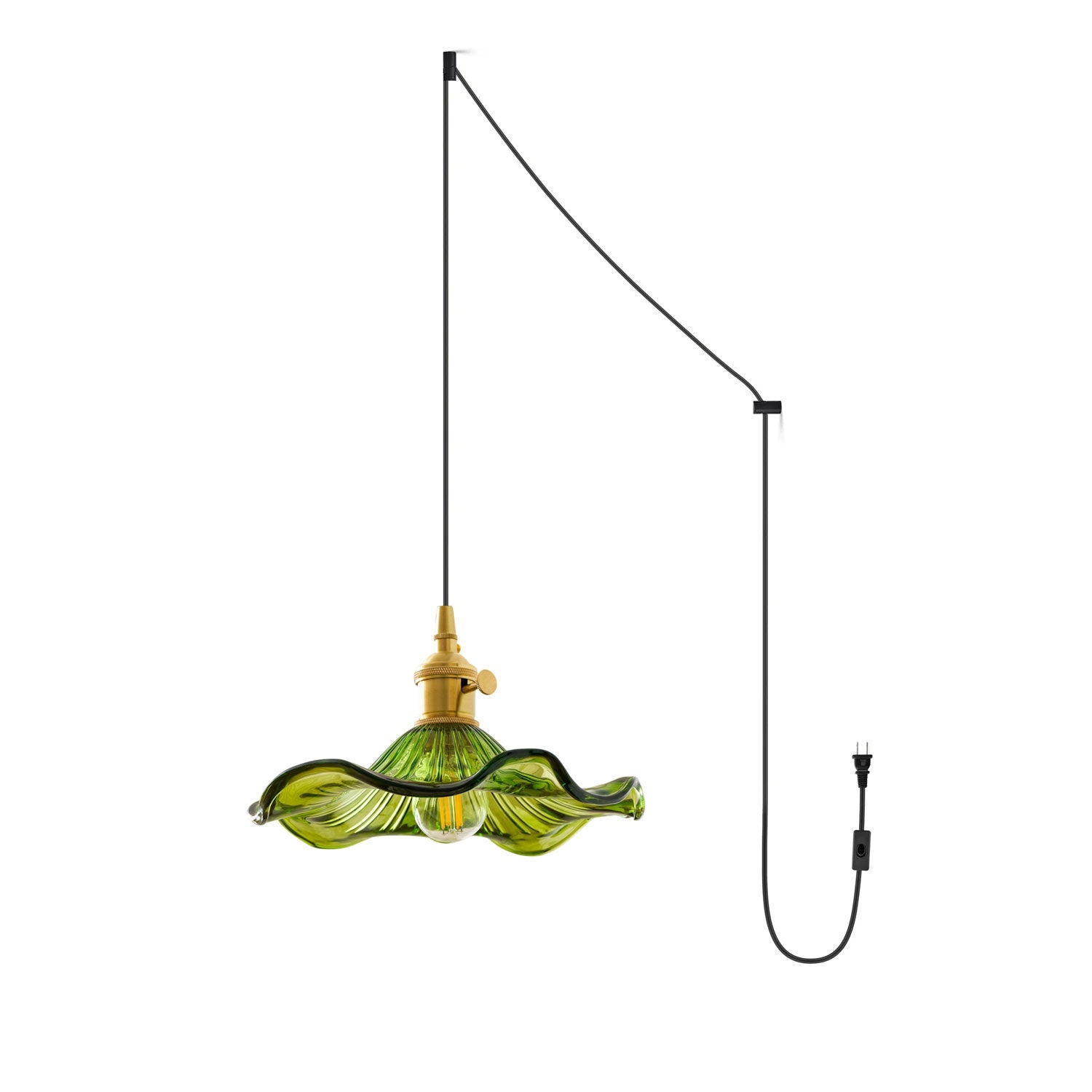 Paloia Vintage Plug In Pendant Light