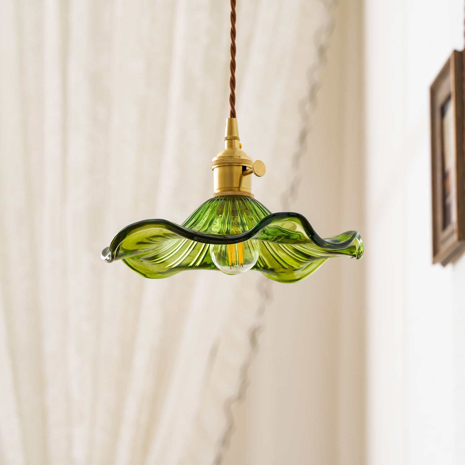 Paloia Vintage Plug In Pendant Light