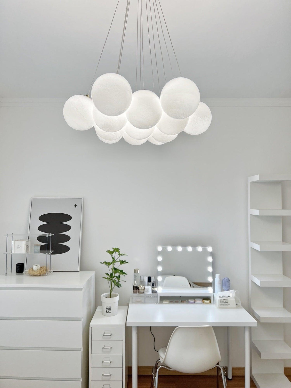 Glass Cluster Chandelier – detail 23