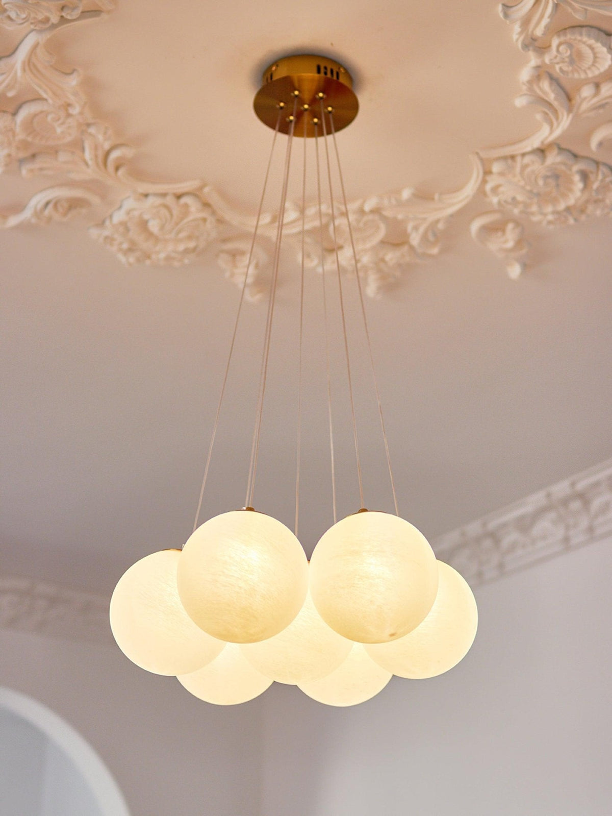 Glass Cluster Chandelier – detail 36