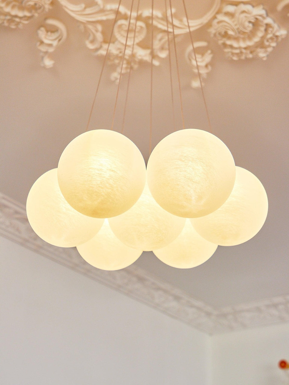Glass Cluster Chandelier – detail 39