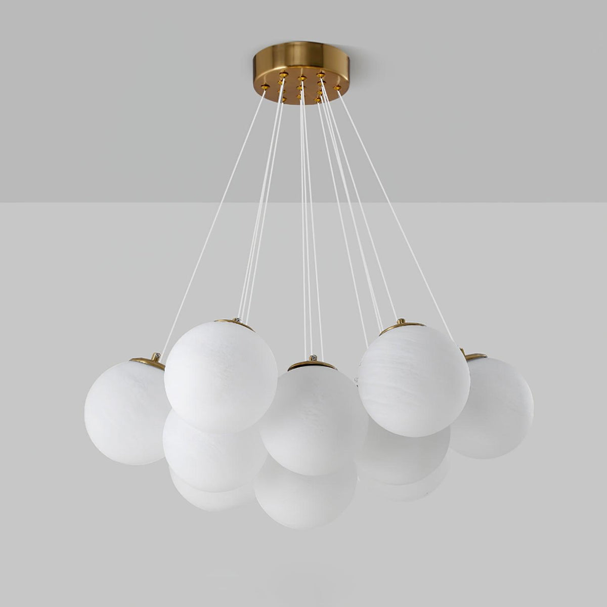 Glass Cluster Chandelier – detail 7