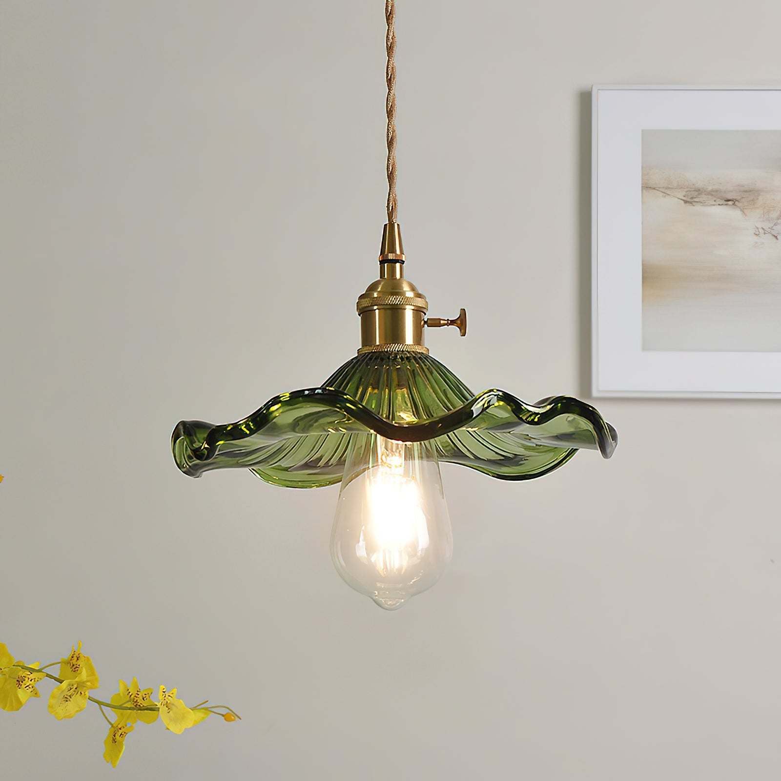 Paloia Vintage Plug In Pendant Light