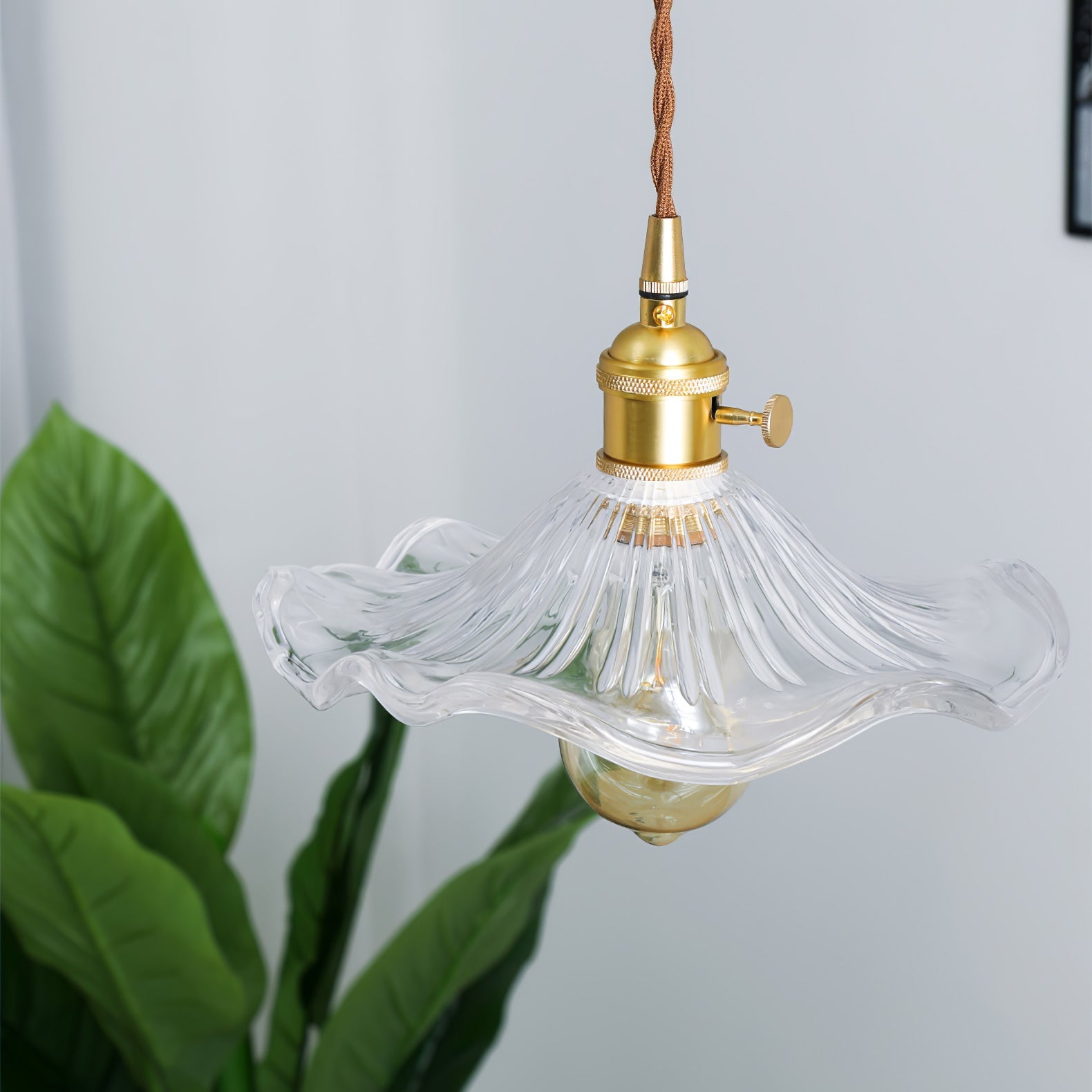 Paloia Vintage Plug In Pendant Light