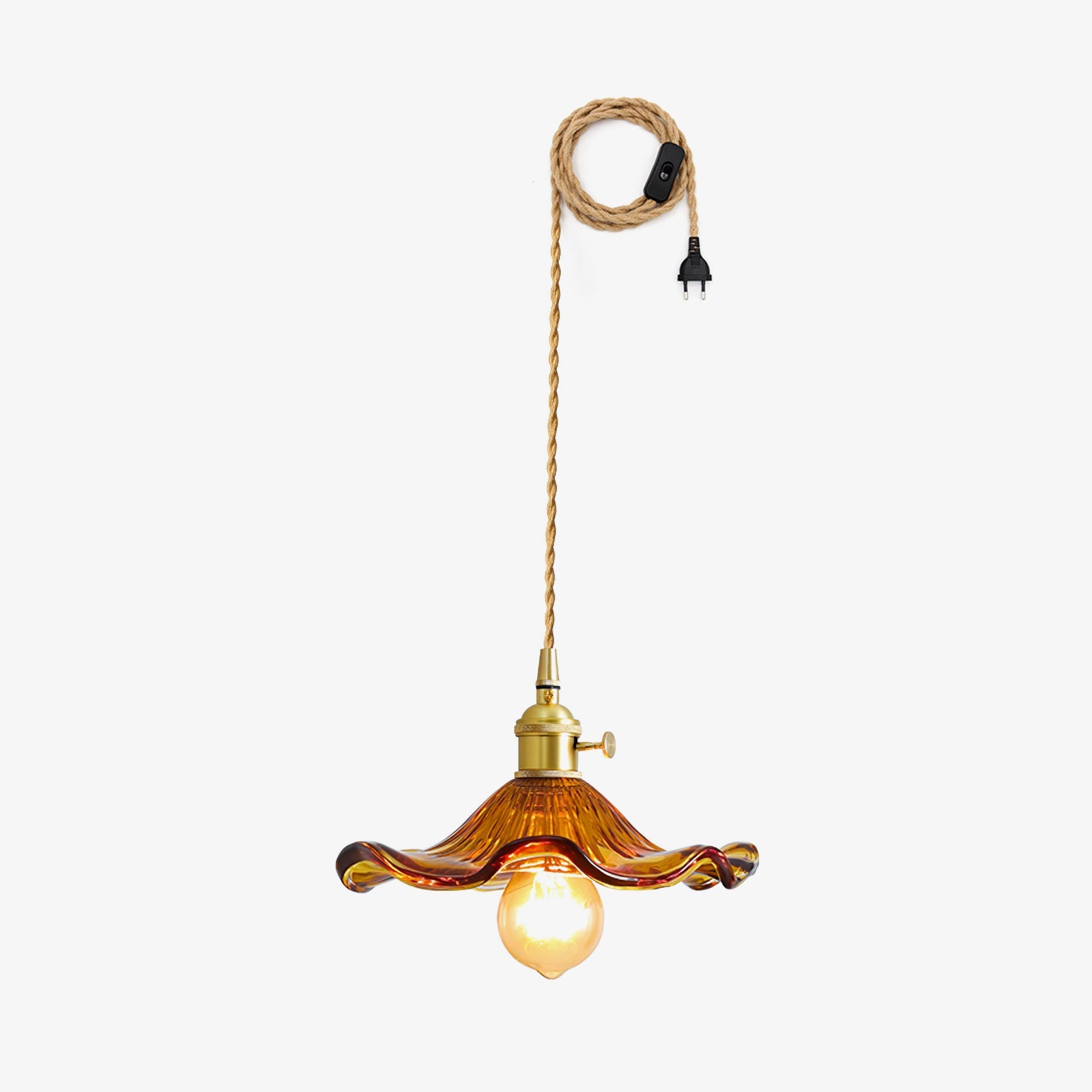 Paloia Vintage Plug In Pendant Light